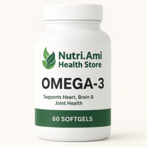 Omega-3 Fish Oil – 60 Softgels | Supports Heart, Brain & Joint Health