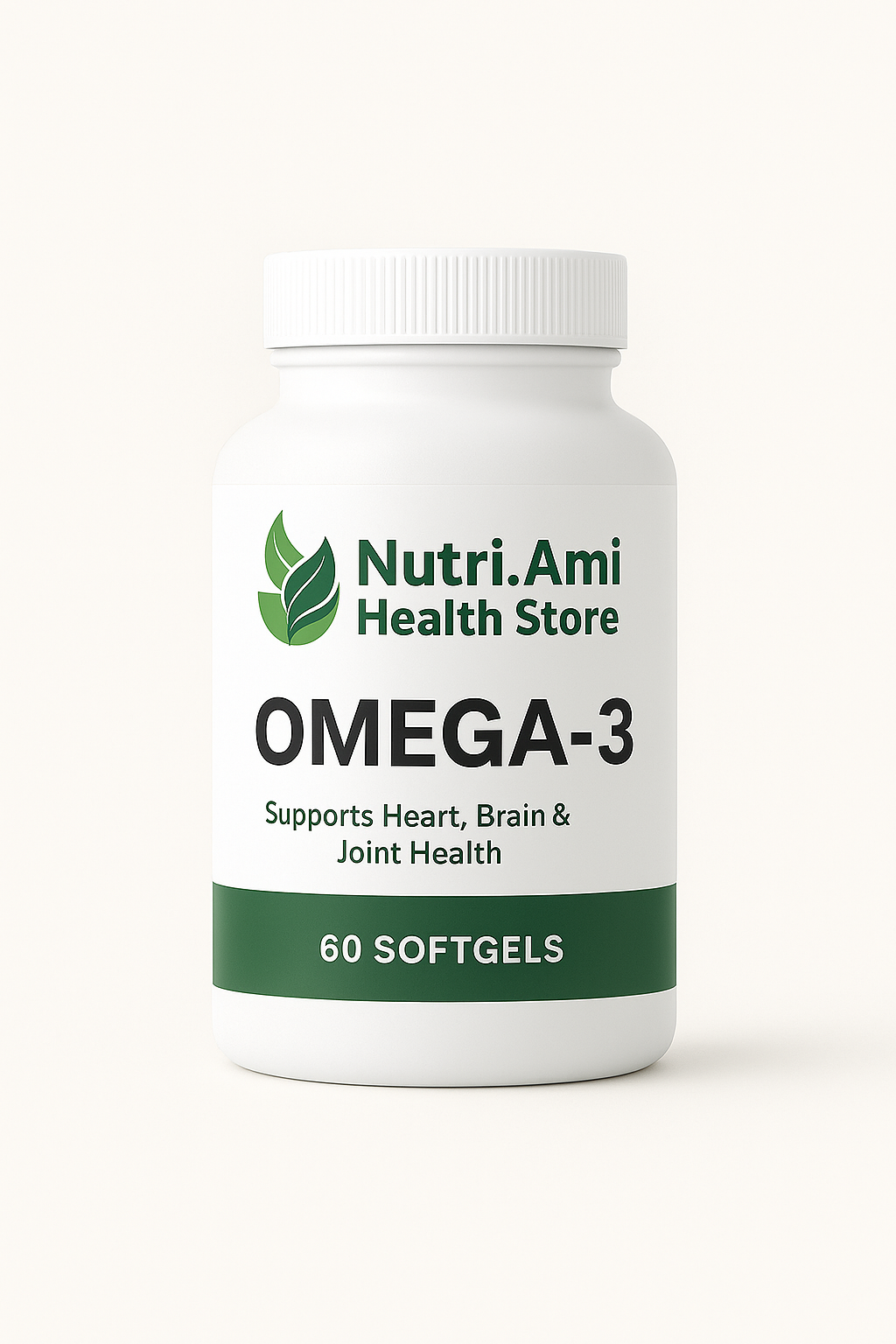 Omega-3 Fish Oil – 60 Softgels | Supports Heart, Brain & Joint Health