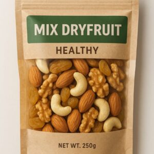 Premium Mix Dry Fruits – Almonds, Cashews, Walnuts & Raisins | 250g